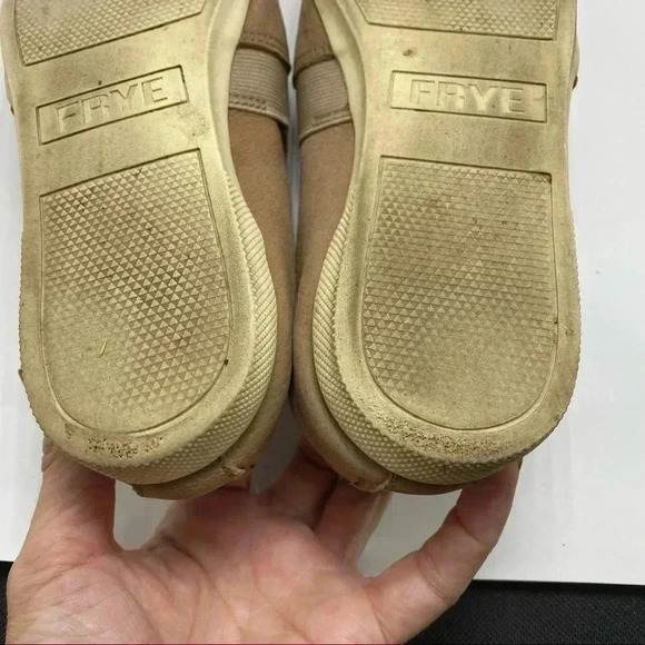 Frye pointed toe leather sneaker slip on - Picture 6 of 9